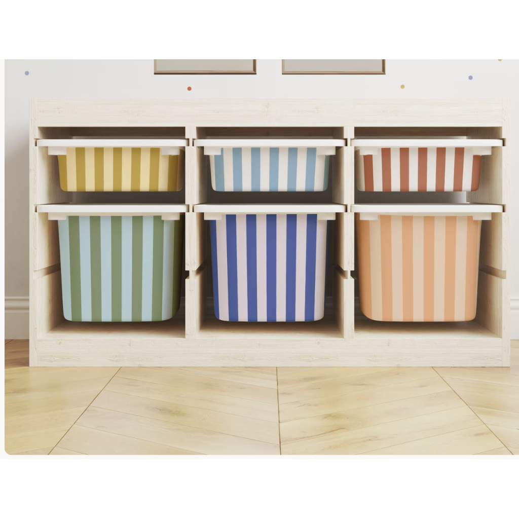 TROFAST Storage combination with boxes, light white stained pine/white, 36 5/8×17 3/8×20 1/2 “